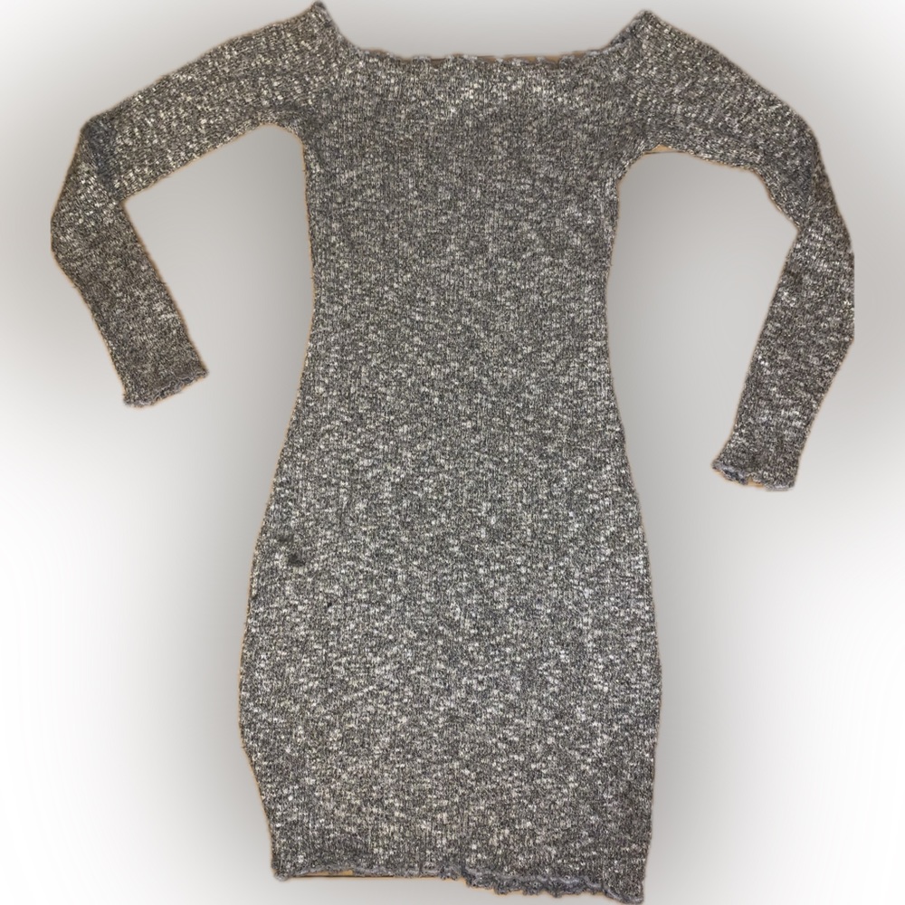 XS BODYCON tunic/dress with gold glitter. Very stretchy